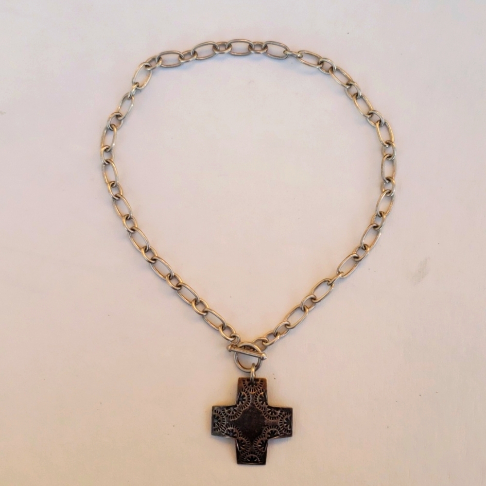 Silpada cross chain necklace
